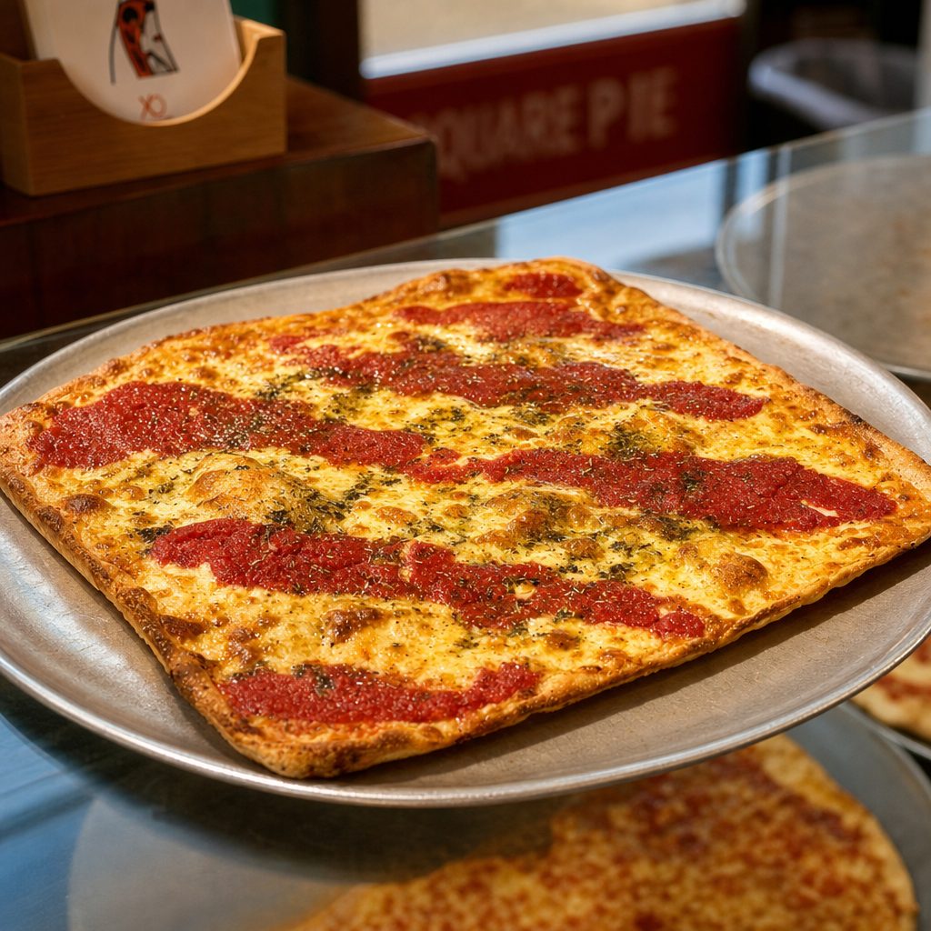 Chiaro Flatbread Grandma Pizza.